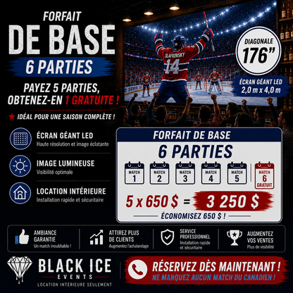 Les grandes soirée du HOCKEY