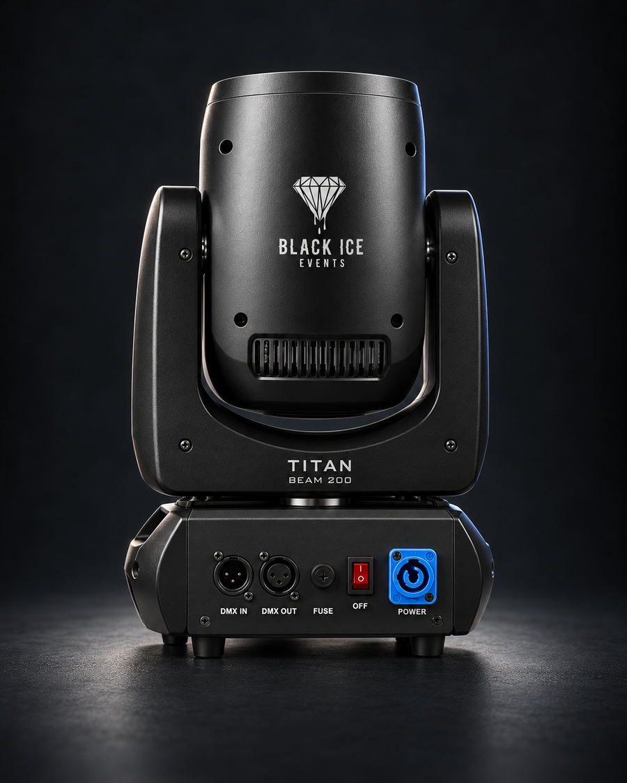 TITAN BEAM 200 — vue arrière et connectique